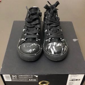Akid Anthony Hi black marble canvas